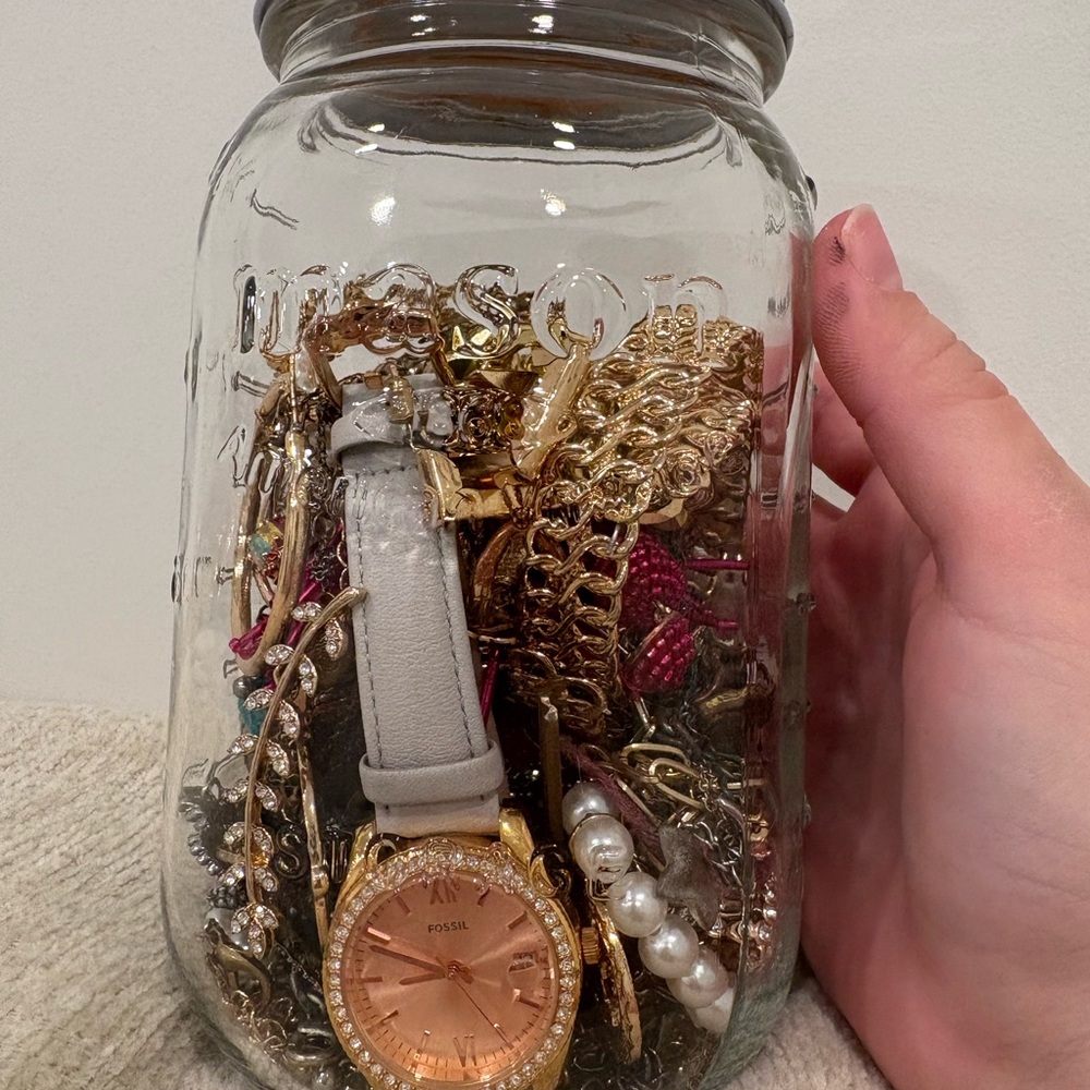 Mystery jewelry jar